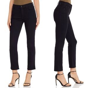 MOTHER Jeans The Mid Rise Dazzler Ankle in Not Guilty Black Size 26